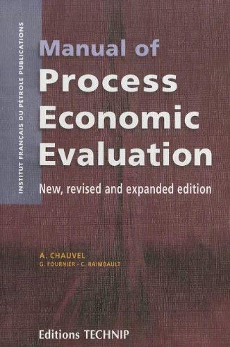 Manual of Process Economic Evaluation