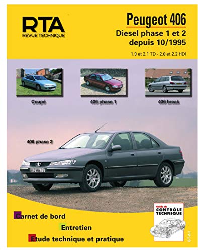 Peugeot 406 - diesel phase 1 et 2 depuis 10-1995