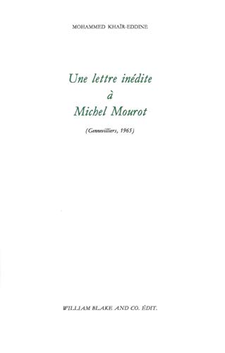 Une lettre inédite à Michel Mourot: Gennevilliers,1965