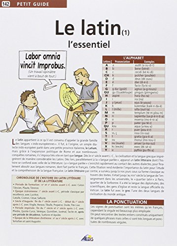 Le latin (1) l'essentiel