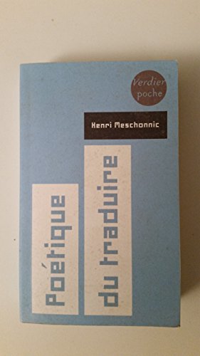 POÉTIQUE DU TRADUIRE