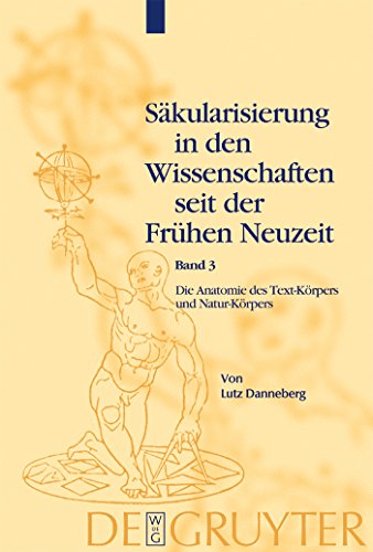 Die Anatomie des Text-Körpers und Natur-Körpers: Das Lesen im liber naturalis und supernaturalis (German Edition)