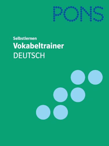 Pons German Series: Pons Vokabeltrainer Deutsch