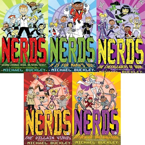 Nerds Series Collection Michael Buckley 5 Books Set