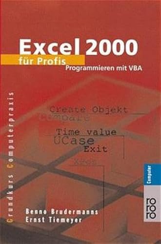 Excel 2000 für Profis