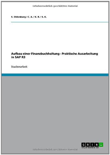 Aufbau Einer Finanzbuchhaltung - Praktische Ausarbeitung in SAP R3