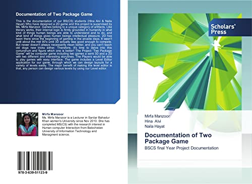 Documentation of Two Package Game: BSCS final Year Project Documentation