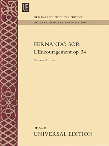 Sor: L'Encouragement for 2 guitars, Op. 34
