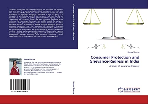 Consumer Protection and Grievance-Redress in India: A Study of Insurance Industry