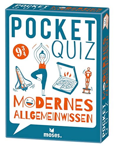 moses. Pocket Quiz Modernes Allgemeinwissen, 150 Fragen von Politik bis Popkultur, Für Kinder & Jugendliche ab 12 Jahren und Erwachsene