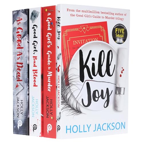 Holly Jackson Collection 4 Books Set: A Good Girl's Guide to Murder; Good Girl, Bad Blood; As Good as Dead, Kill Joy