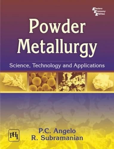 Powder Metallurgy: Science, Technology and Applications
