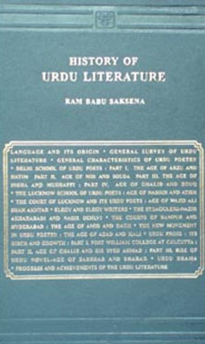 History of Urdu Literature