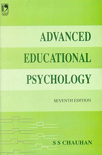 Advanced Educational Psychology, 7/e PB [Paperback] VIKAS PUBLISHING HOUSE PVT. LTD.-NOIDA