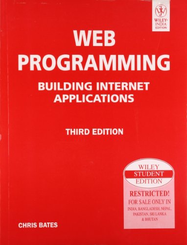 Web Programming: Building Internet Applications