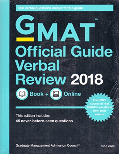 GMAT Official Guide 2018 Verbal Review: Book/Online