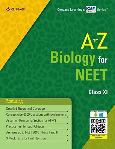A to Z Biology for NEET Class XI [Paperback] Cengage Learning India