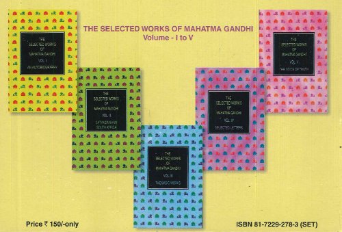 Selected Works of Mahatma Gandhi, 5 Volumes Boxed (Selected Works of Mahatma Gandhi, 5 volumes boxed) [Paperback] [Jan 01, 2006] Mahatma Gandhi and Shriman Narayan