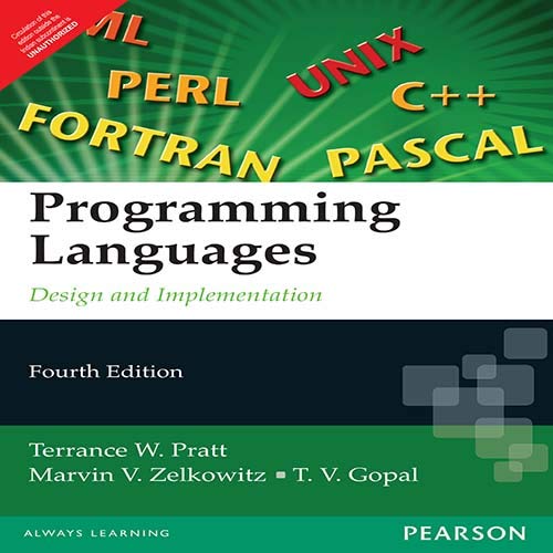 Programming Languages Design And Implementation 4Ed (Pb 2006) [Paperback] PRATT