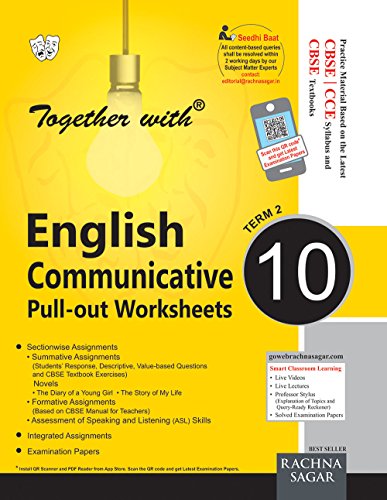Together With English Communicative Pull - out Worksheets Term 2 - 10 [Paperback] [Jan 01, 2016] Rachna Sagar