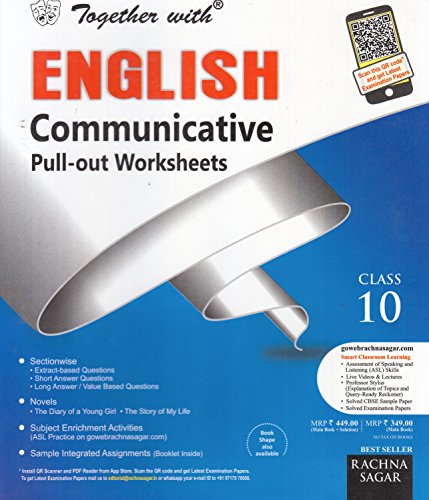 Together With English Communicative Pullout Worksheets - 10 [Paperback] [Jan 01, 2017] NA