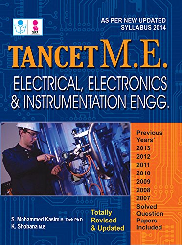 TANCET ME Electrical Electronics and Instrumentation Engineering Exam Book