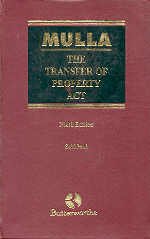 The Transfer of Property Act, 1882