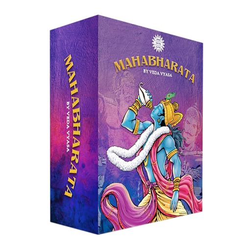 Mahabharata by Amar Chitra Katha- The Birth of Bhagavad Gita- 42 Comic Books in 3 Volumes (Indian Mythology for Children/regional/religious/stories)