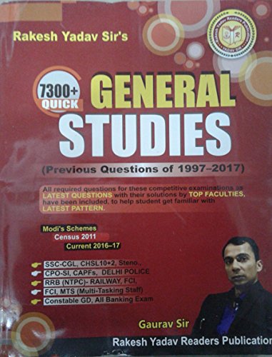 Rakesh Yadav Sir's 7300+ Quick General Studies