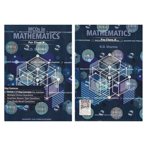 Rd Sharma Class 10 Maths 2025-26 CBSE Examinations | R D Sharma Class 10 Mathematics with MCQ Book (Set of 2 Books)