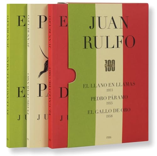 Juan Rulfo. Estuche conmemorativo: Pedro Páramo. Llano en Llamas. Gallo de Oro (Spanish Edition)