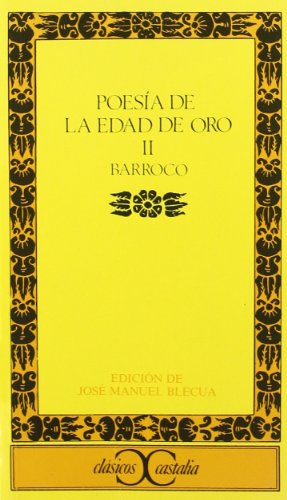 Poesía de la Edad de Oro, II. Barroco