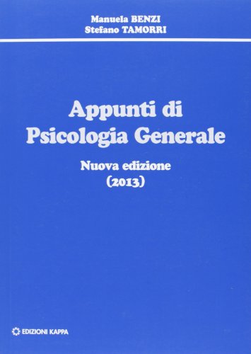 Appunti di psicologia generale