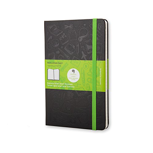 Evernote Smart Notebook Ruled Large: Moleskine Code LEEVQP060