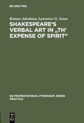 Shakespeare's Verbal Art in the Experience of Spirit