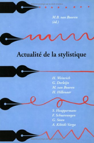 Actualité De La Stylistique