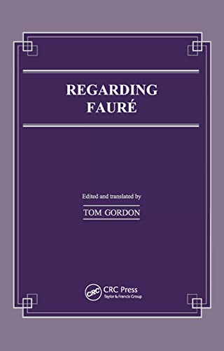 Regarding Faure: 19 (Musicology)