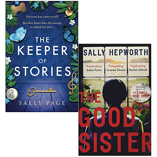 Ensemble de collection de 2 livres The Keeper of Stories de Sally Page et The Good Sister de Sally Hepworth