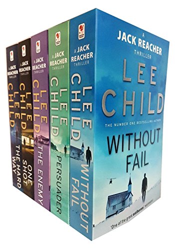 Lee Child's Reacher Series 6-10 Thriller Collection 5 livres Bundle (sans échec, Persuader, The Enemy, Jack Reacher (One Shot), The Hard Way)