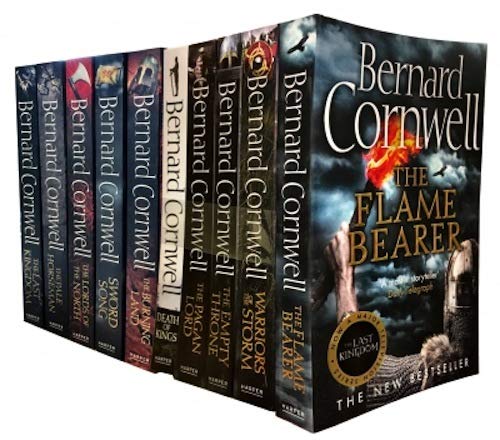 Bernard Cornwell The Last Kingdom Series 10 Books Collection Set (The Last Kingdom, The Pale Horseman, The Lords of the North, Sword Song, The Burning Land, Death of Kings, The Pagan Lord...