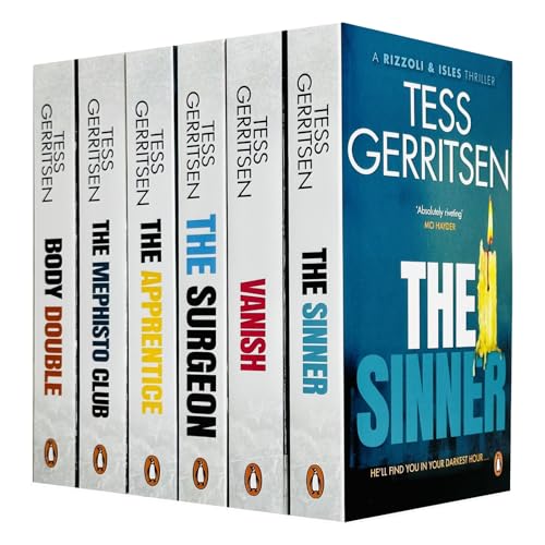 Tess Gerritsen Rizzoli & Isles Series 6 Books Collection Set (The Apprentice, The Surgeon, The Sinner, Life