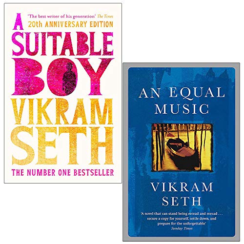 A Suitable Boy & An Equal Music By Vikram Seth 2 Books Collection Set