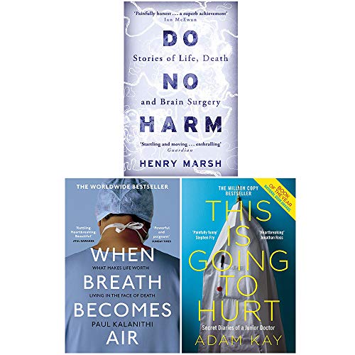 Do No Harm, When Breath Becomes Air, This is Going to Hurt 3 Books Collection Set
