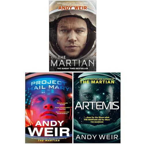 Andy Weir Collection 3 Books Set (Project Hail Mary, Artemis, The Martian)