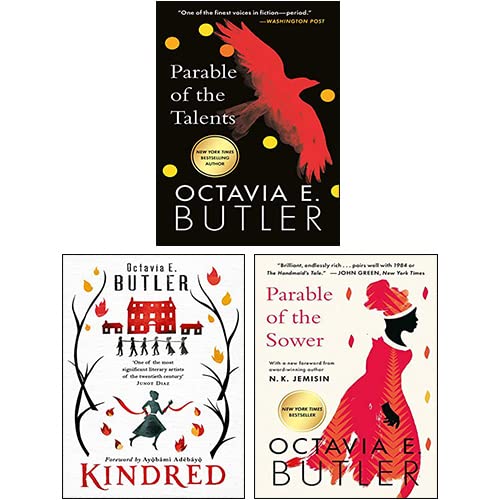 Octavia E. Butler 3 Books Collection Set (Parable of the Sower, Parable of the Talents, Kindred)
