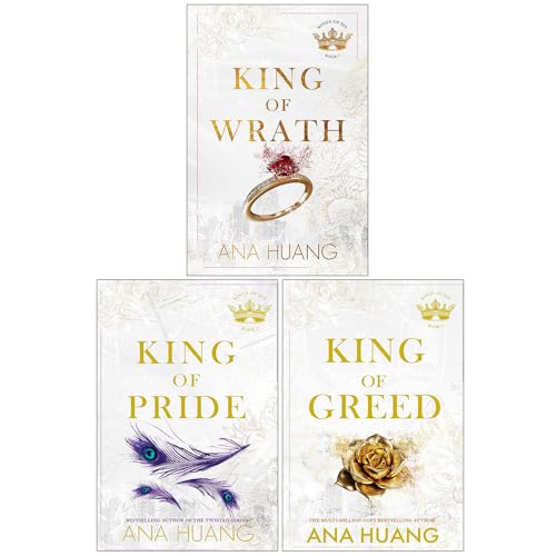 Ana Huang Kings of Sin Series 3 Books Collection Set (King of Wrath, King of Pride, King of Greed)