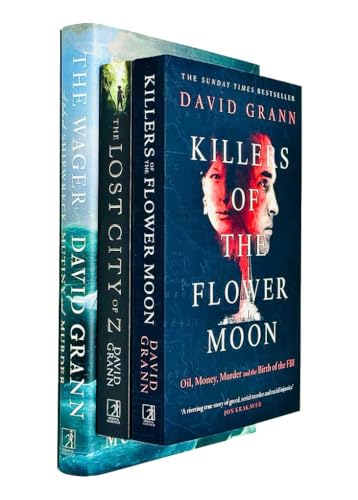 David Grann 3 Books Collection Set (The Wager, Killers of the Flower Moon, The Lost City of Z):