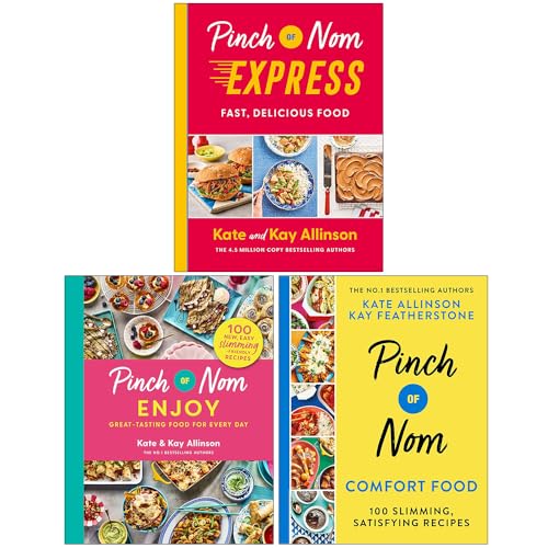 Pinch of Nom Collection 3 Books Set By Kay Featherstone & Kate Allinson (Pinch of Nom Express, Pinch of Nom Enjoy, Pinch of Nom Comfort Food)