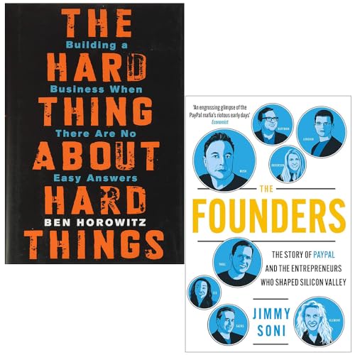 The Hard Thing About Hard Things [Hardcover] By Ben Horowitz & The Founders By Jimmy Soni 2 Books Collection Set