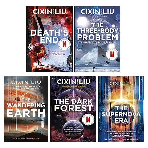 Cixin Liu 5 Books Collection Set (The Wandering Earth, The Dark Forest, The Three-Body Problem, Death's End & The Supernova Era)